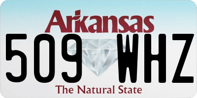 AR license plate 509WHZ