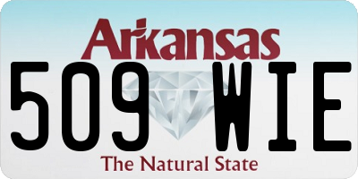 AR license plate 509WIE