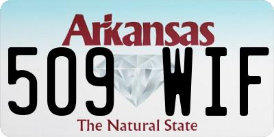 AR license plate 509WIF