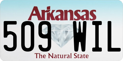 AR license plate 509WIL