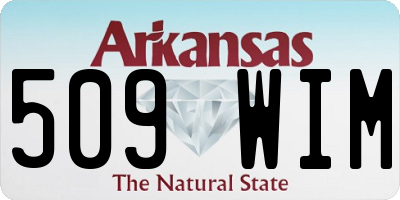 AR license plate 509WIM