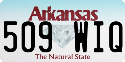 AR license plate 509WIQ
