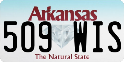 AR license plate 509WIS