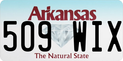 AR license plate 509WIX