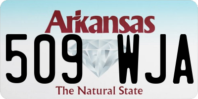 AR license plate 509WJA