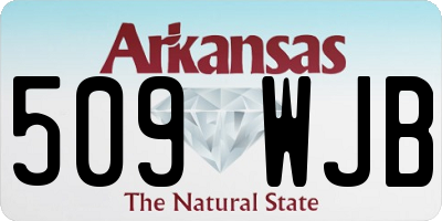 AR license plate 509WJB