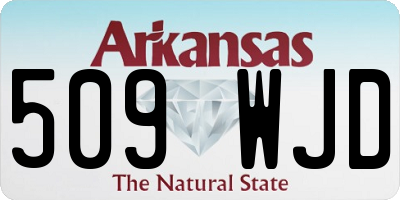 AR license plate 509WJD