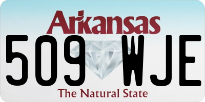 AR license plate 509WJE