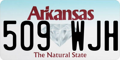 AR license plate 509WJH