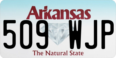AR license plate 509WJP