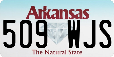 AR license plate 509WJS