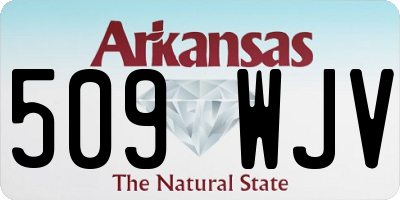 AR license plate 509WJV
