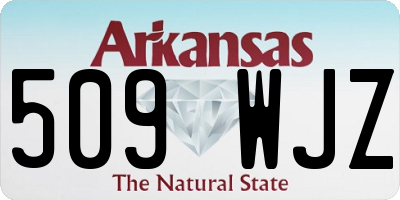 AR license plate 509WJZ