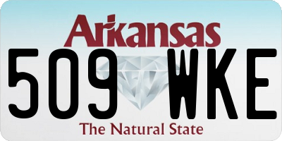 AR license plate 509WKE