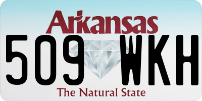 AR license plate 509WKH