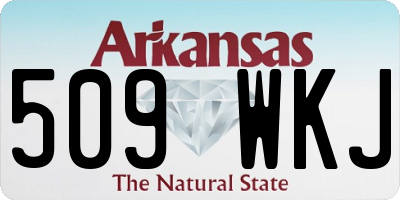AR license plate 509WKJ