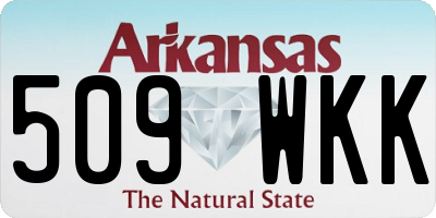 AR license plate 509WKK