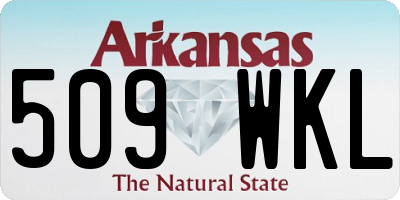 AR license plate 509WKL