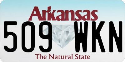 AR license plate 509WKN