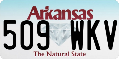 AR license plate 509WKV