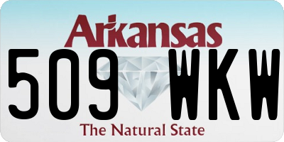 AR license plate 509WKW