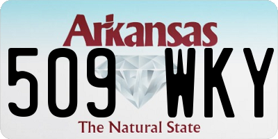 AR license plate 509WKY
