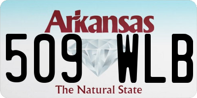 AR license plate 509WLB