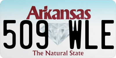 AR license plate 509WLE
