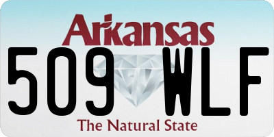 AR license plate 509WLF