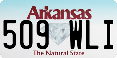 AR license plate 509WLI