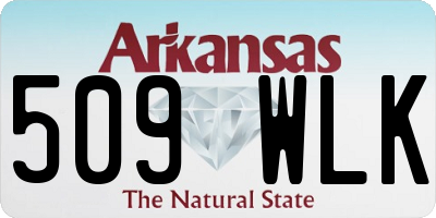 AR license plate 509WLK