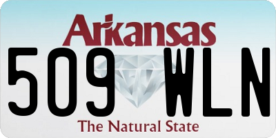 AR license plate 509WLN