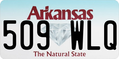 AR license plate 509WLQ