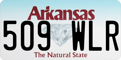 AR license plate 509WLR