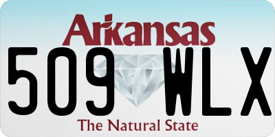 AR license plate 509WLX