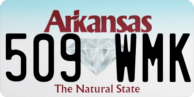 AR license plate 509WMK