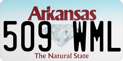 AR license plate 509WML