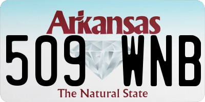 AR license plate 509WNB