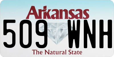 AR license plate 509WNH