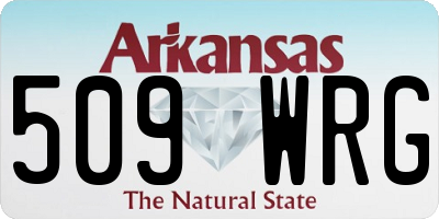 AR license plate 509WRG