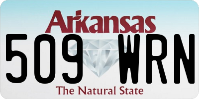 AR license plate 509WRN