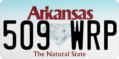AR license plate 509WRP