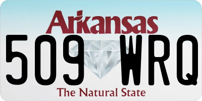 AR license plate 509WRQ