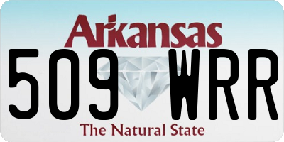 AR license plate 509WRR