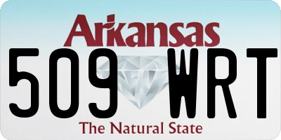 AR license plate 509WRT