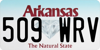 AR license plate 509WRV