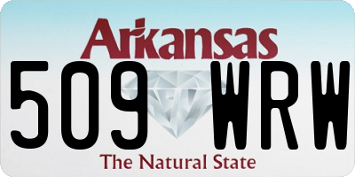 AR license plate 509WRW
