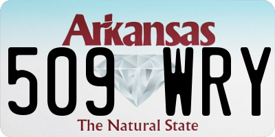 AR license plate 509WRY