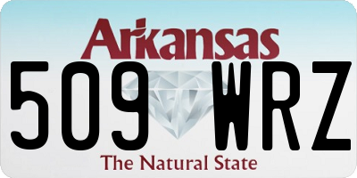 AR license plate 509WRZ