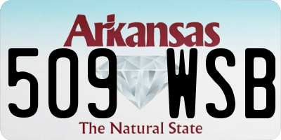 AR license plate 509WSB